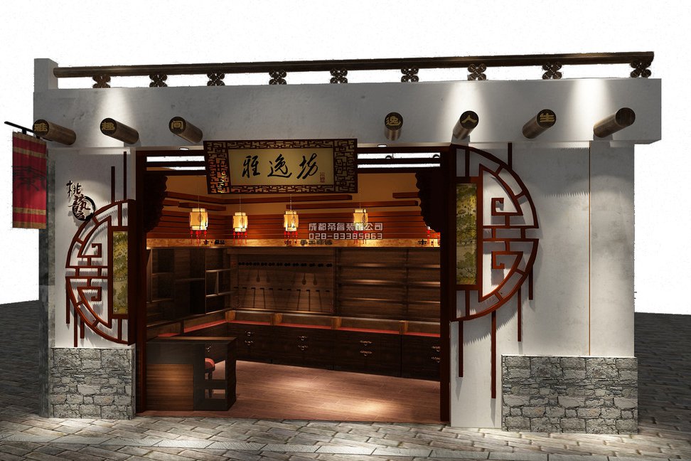 成都古玩店鋪門頭怎樣裝修設(shè)計(jì)才好？